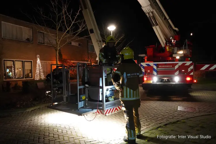 Schoorsteenbrand aan Parklaan in Hoogkarspel