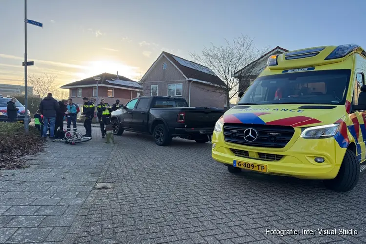 Vrouw en twee kinderen komen ten val bij ongeval